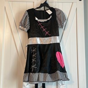 Doll dress for Halloween costume.